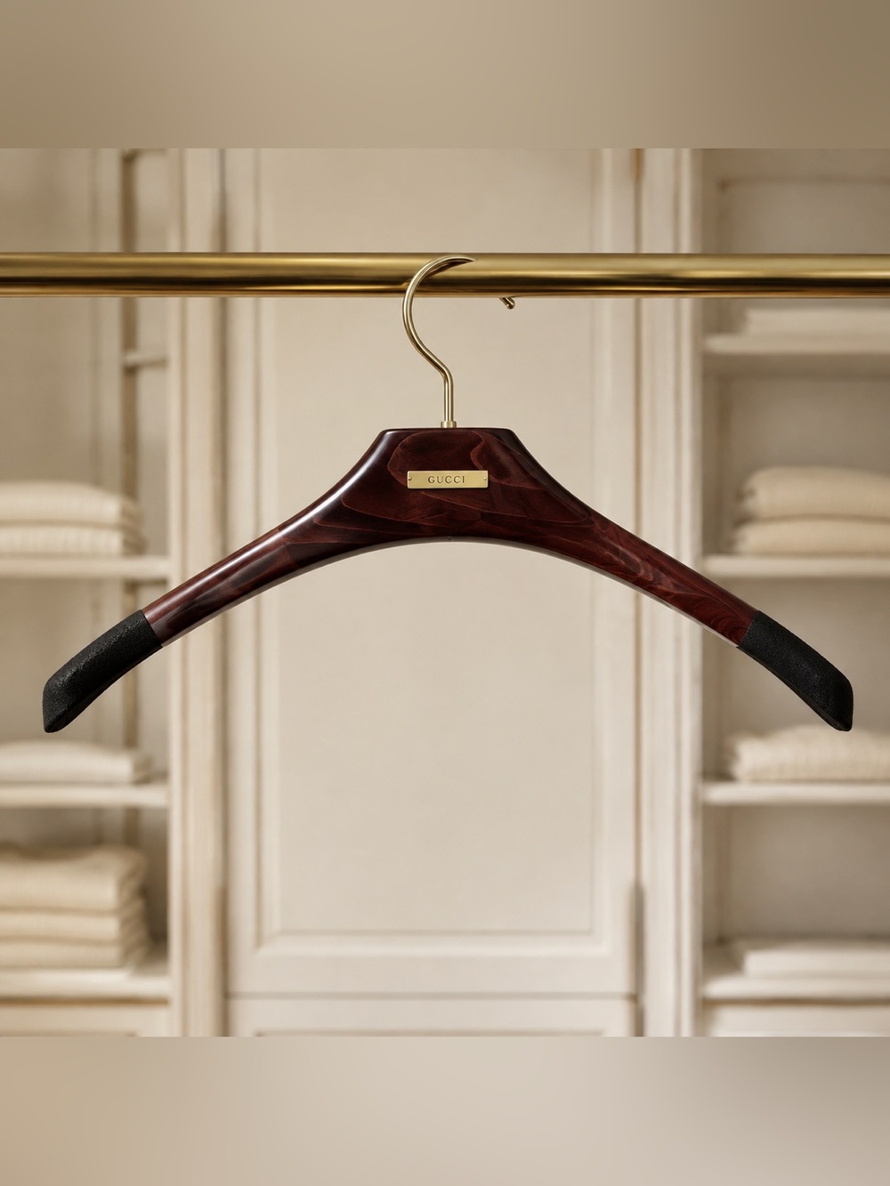Gucci wooden hanger